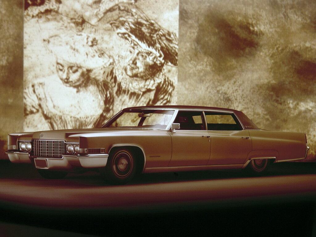 Cadillac DeVille (68369L) 5 поколение, рестайлинг, седан (01.1969 - 09.1970)